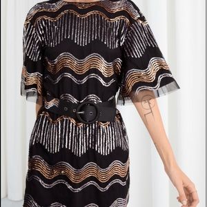 Brand new sequin mini dress